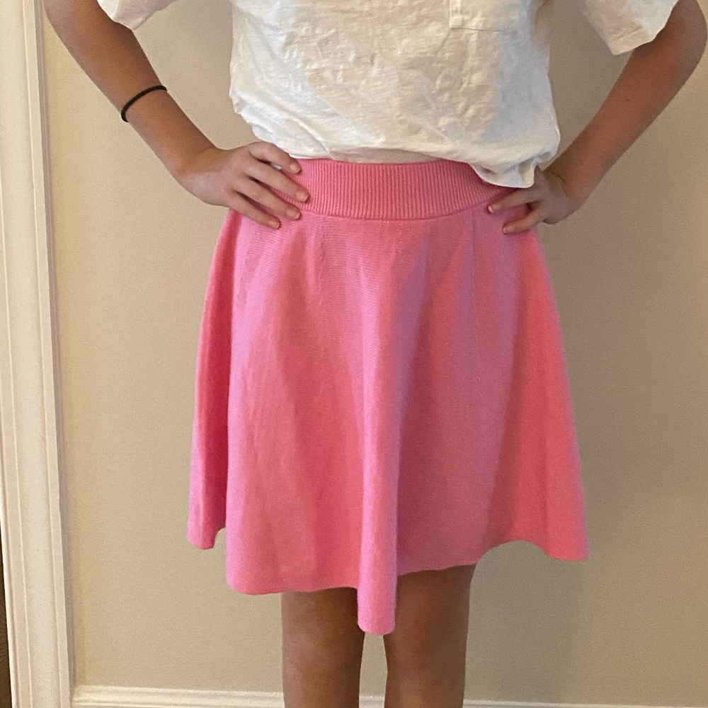 Pink sweater skirt from sassy shortcake boutique